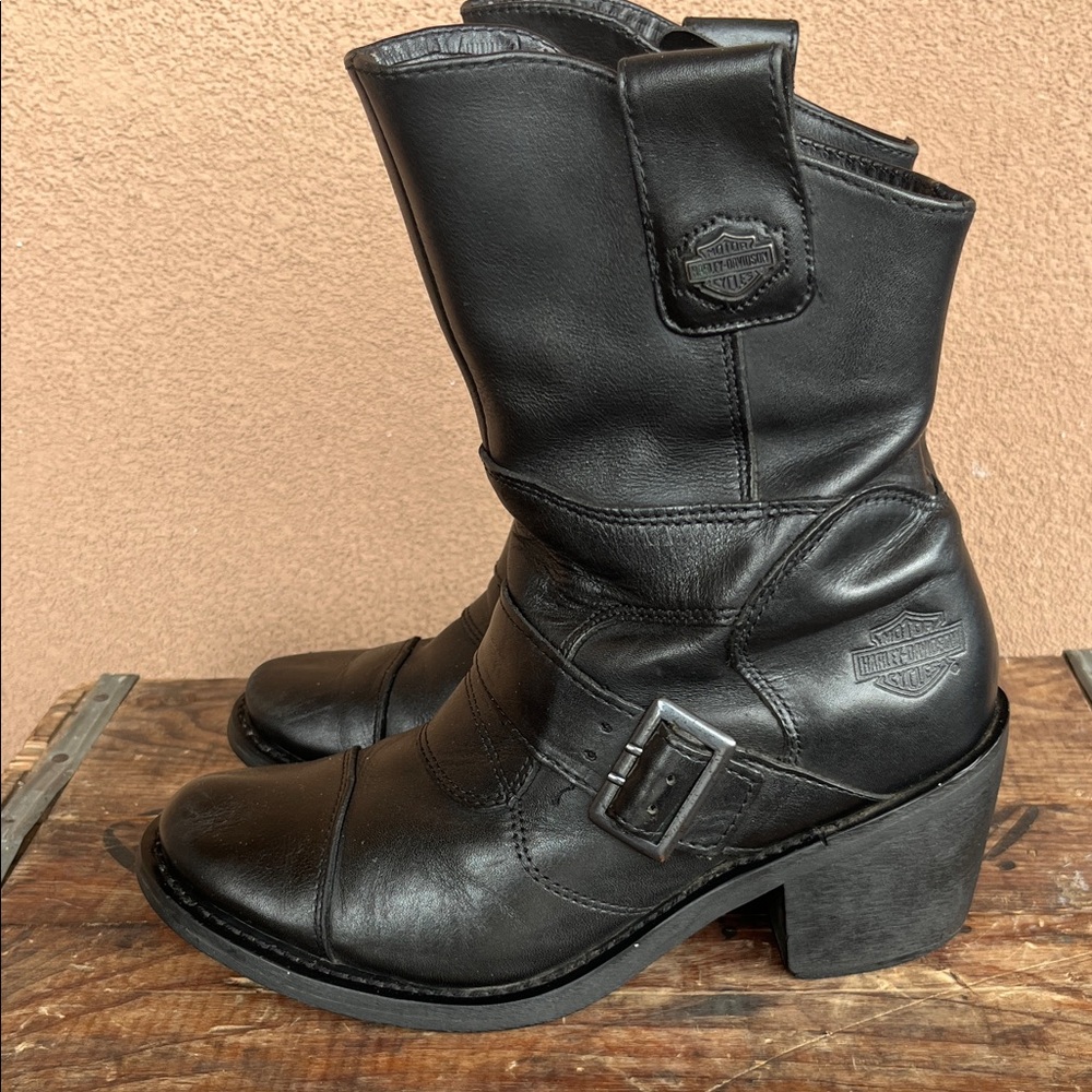 Harley-Davidson Women's Black Moto Boots